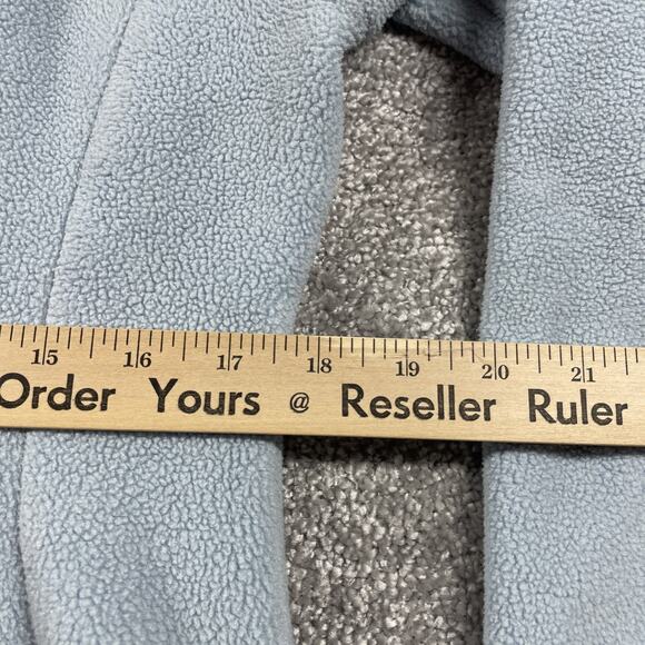 North Face Denali Jacket Womens Small Fleece Polartec Full Zip Color Block Blue - Picture 13 of 16